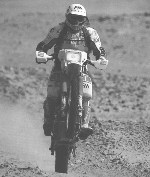 Franco Picco sur XT600 - Dakar 1985
